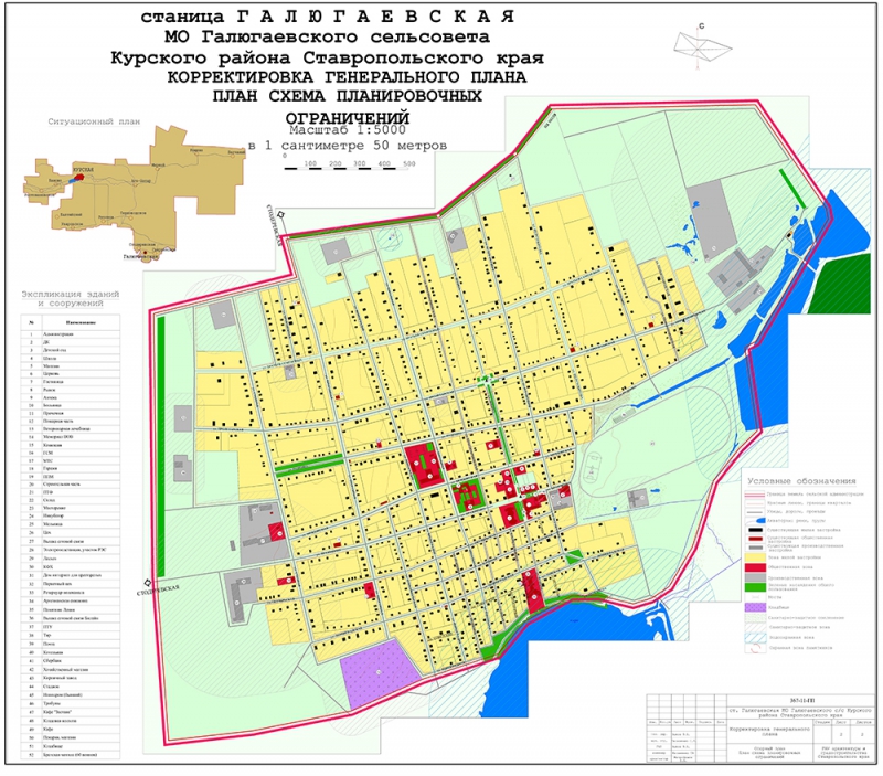 Генеральный план советского городского округа ставропольского края